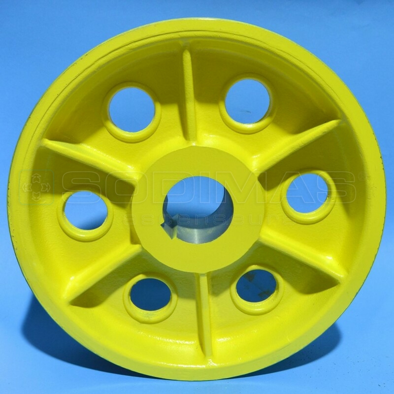 Poulie 11 VTR (9645H)/140 VAT (T..20002A) Ø 575 - 5 gorges de 8 - 105°-compatible