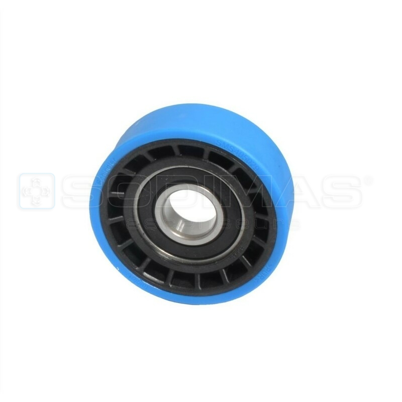 Galet Ø 76 mm FAIGLE compatible pour marche escalier mécanique 9300/9500 SWT / STS / SGT
