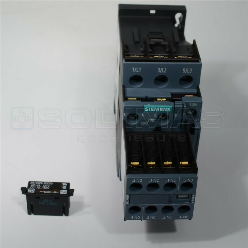 Contacteur 3no-3nf 5,5kw pour SMCCFC4 - compatible