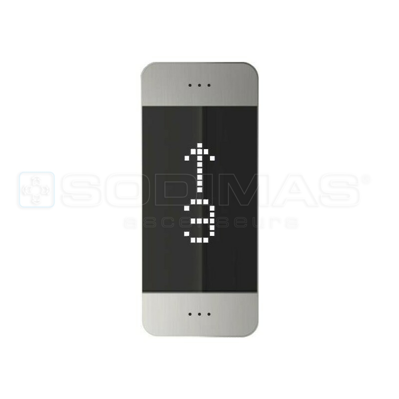 Afficheur Black Pad-V2 noir- vertical avec gong