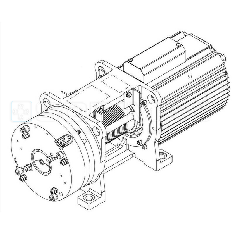 Moteur BPM450 - 1.3 Kw - Sweetlift - V1- double courroie