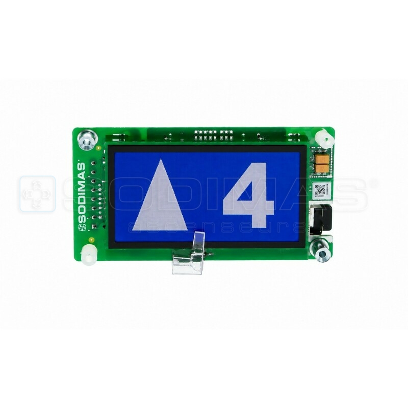 Afficheur LCD bleu 4.3 pouces CAN