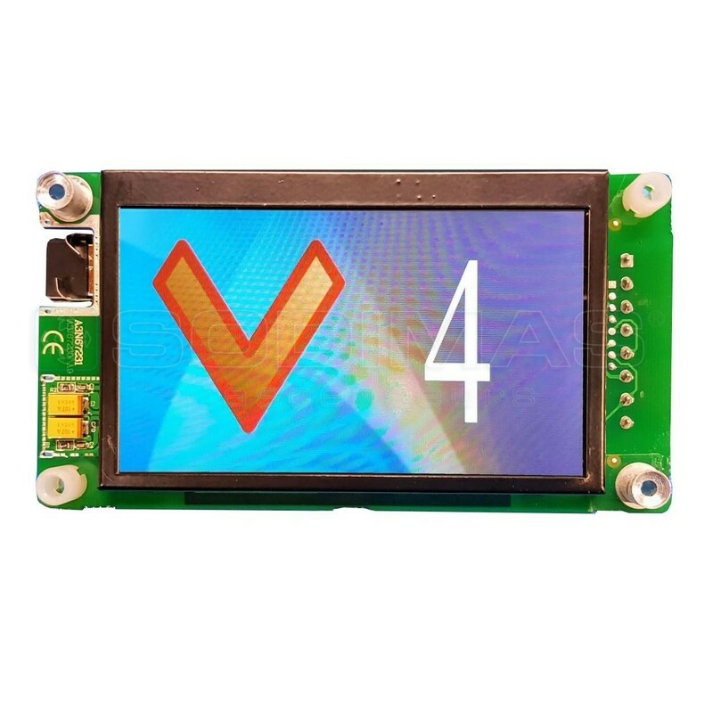 Afficheur LCD 4.3 pouces couleur CAN avec gong et synthèse vocale intégrés