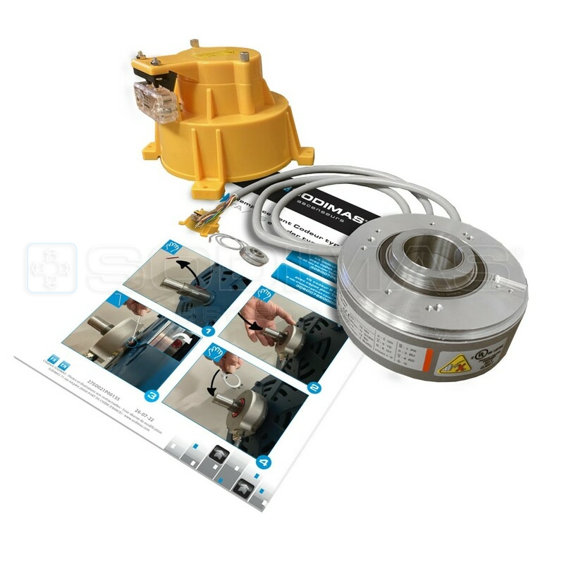 Kit codeur incrémental 10-30 VCC avec capot pour treuil TA