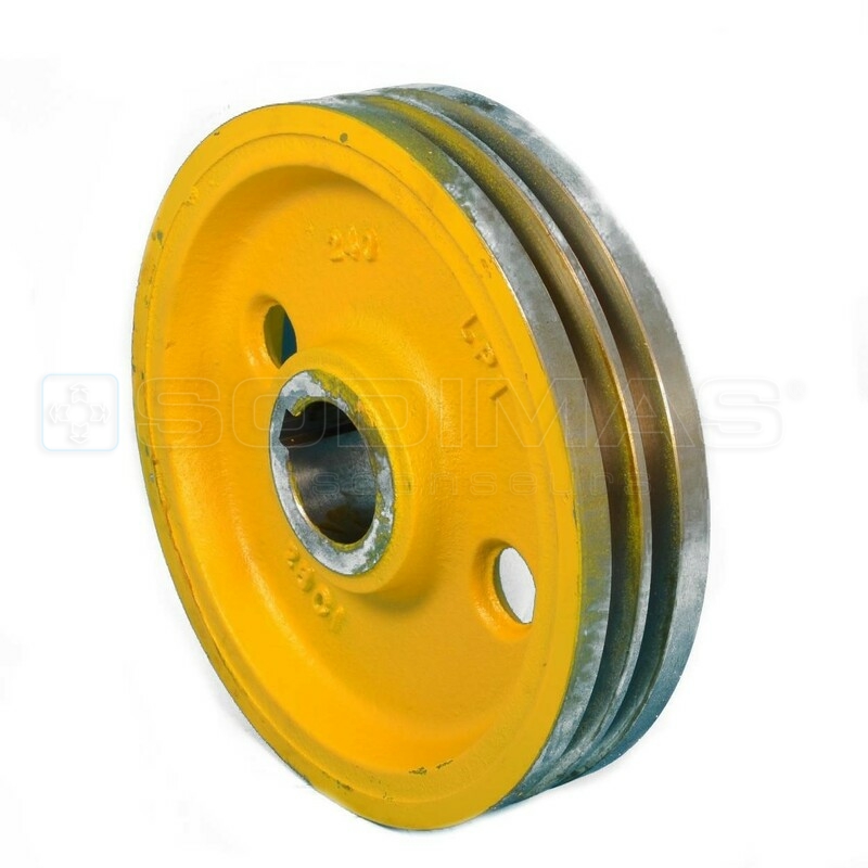 Poulie de traction Sodiciel 3 - Ø 240x2x8 - 630 kg