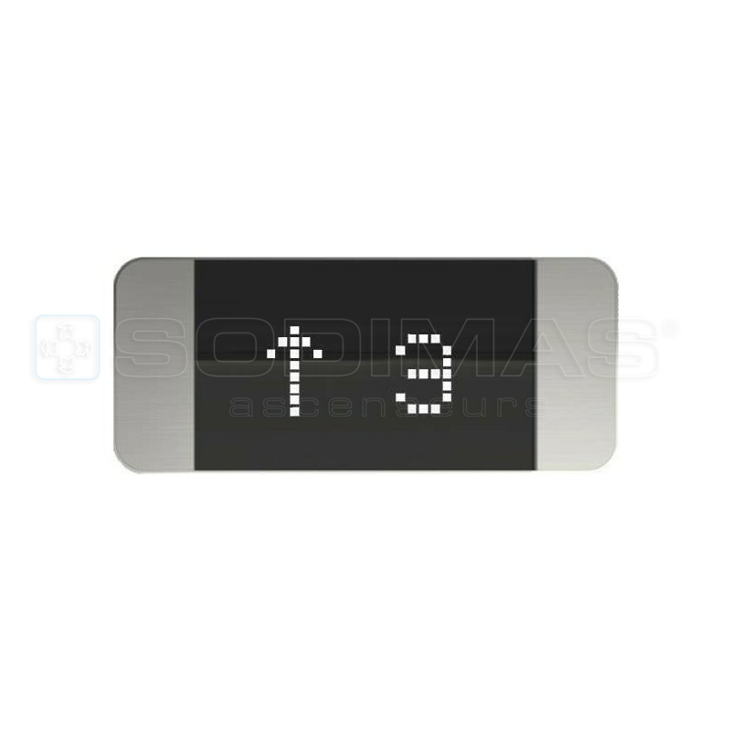 Afficheur Black Pad-V2 noir- horizontal sans gong