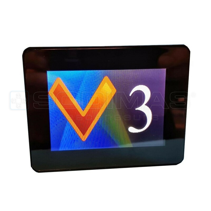 Afficheur LCD 3/3.5 pouces SAF couleur avec gong et haut-parleur