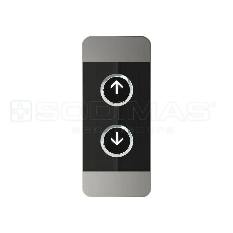 Boite palière Black Pad-V2 - 2 boutons