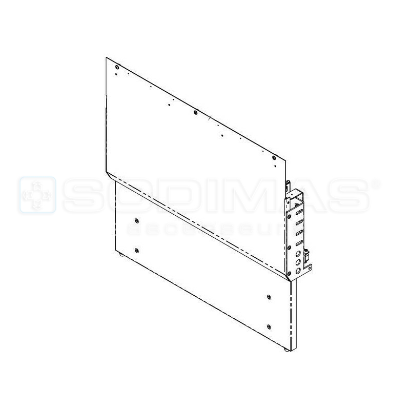 Ensemble tôle garde pied rétractable PL 700