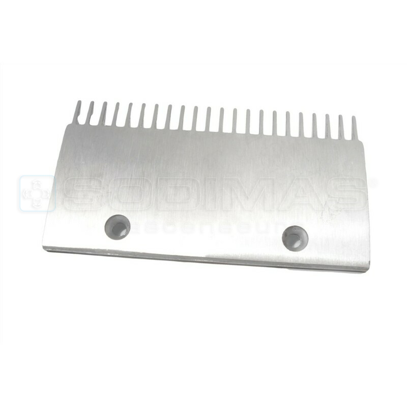 Peigne alu 2 trous TUGELA Largeur 206 mm 22 dents- compatible
